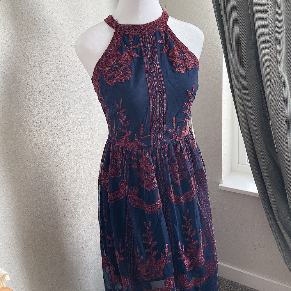 Embroidered Maxi Dress
